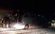 24 مسافر اتوبوس نجات یافتند