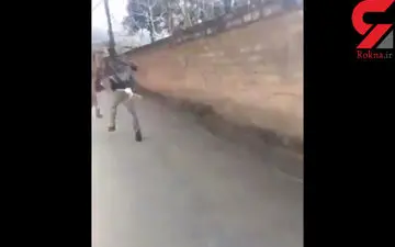 بلایی که پسربچه شیطون سر مرد همسایه آورد+فیلم