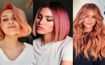 ۳۵ رنگ موی هلویی برای تابستان: از تیره تا روشن، کدام را انتخاب می‌کنید؟