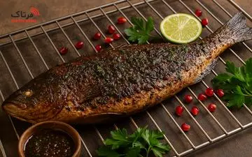 طرز تهیه ماهی کبابی شمالی؛ تجربه‌ای از طعم جنگل و دریا