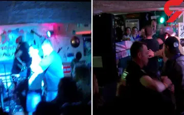 حمله به خواننده مشهور در کنسرت+فیلم 