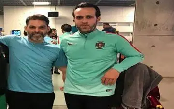 عکس/ علی کریمی و بازیگر معروف در باشگاه بدنسازی