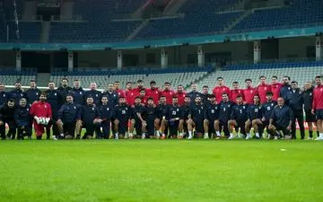 آخرین تمرین تیم ملی فوتبال ایران قبل از تقابل با روسیه با حضور پر تعداد خبرنگاران