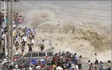 قدرت تخریب طوفان سهمگین در چین + فیلم 