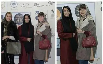 تیپ دختر مهران مدیری در یک مراسم