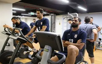 برگزاری تمرین ریکاوری تیم ملی فوتبال 