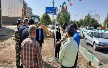 رونمایی از خیابان شهدای جنگلبان در شهرستان اسلام آبادغرب 