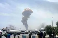 مبلغ خسارت انفجار در بندر شهید رجایی اعلام شد +عکس