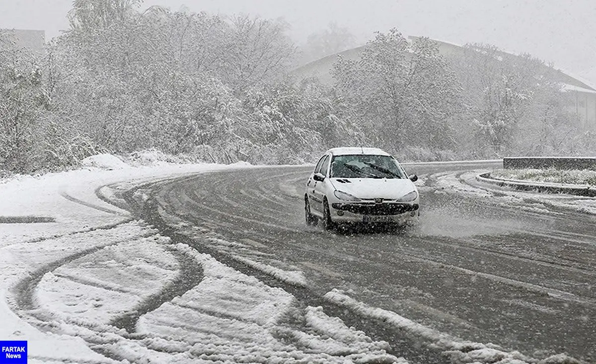  برف در جاده‌های ۵ استان در سومین روز اردیبهشت