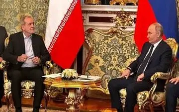 پزشکیان و پوتین با یکدیگر دیدار کردند