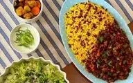 طرز تهیه پلو مخلوط با بادمجان | حتما دوستش دارین!