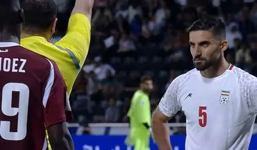 اخراج میلاد محمدی مقابل قطر + ویدئو