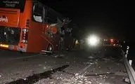 برخورد اتوبوس با تیر چراغ برق در نظرآباد یک کشته بر جای گذاشت