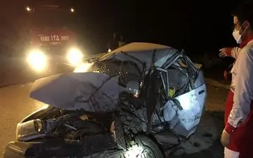 یک فوتی و ۶ مصدوم در تصادف دو خودرو در جادهٔ بوئین‌زهرا