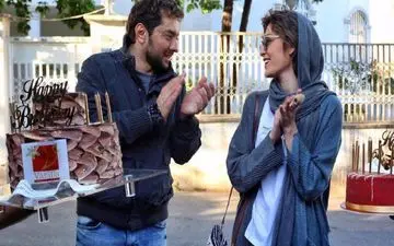 تصویری از جشن تولد لاکچری بهرام رادان در کنار بازیگران مطرح سینما