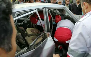 تصادف مرگبار در جاده پارس آباد / راننده سمند گواهینامه نداشت