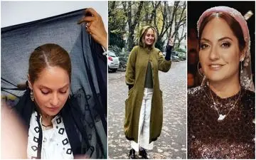 رقابت عجیب مهناز افشار با گوکوش + عکس