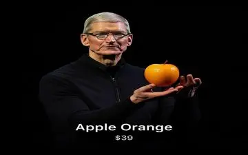 سیب به پرتقال تبدیل شد؟!|رونمایی اپل از پرتقال جدیدش+عکس
