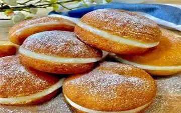 طرز تهیه  پیراشکی کرم دار خوشمزه خانگی!