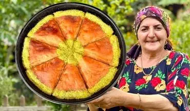 باقلوای پسته‌ ای روستایی: طرز تهیه سنتی و خوشمزه