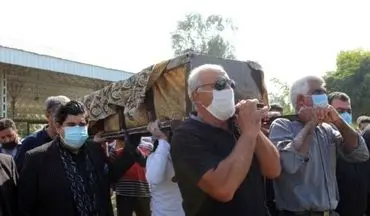 دفن پدر سالار عقیلی در کردکوی