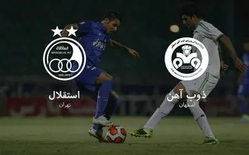 خلاصه بازی ذوب آهن 2 - 2 استقلال + فیلم