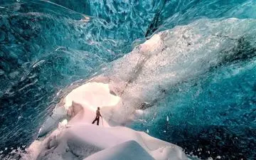  عکس منتخب نشنال جئوگرافیک | غار یخی