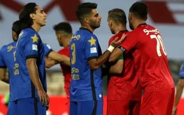 فیلم/ پایان تلخ دربی 95/ زد و خورد بازیکنان در دقیقه 95