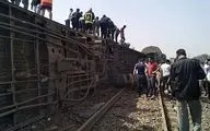 واژگونی قطار در مصر / 108 زخمی و کشته + عکس
