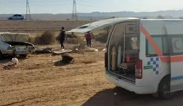 حادثه جاده‌ای در بوشهر؛ ۴ نفر راهی بیمارستان شدند