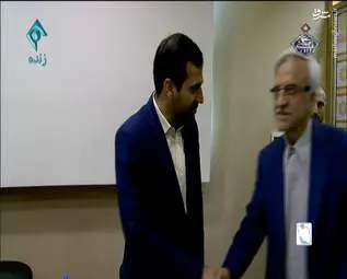 ورود هاشمی طبا به سازمان صدا و سیما + تصاویر