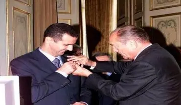 پاریس نشان شوالیه را از اسد پس می‌گیرد