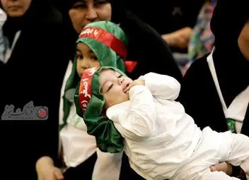  مراسم شیر خوارگان حسینی در مصلی تهران 