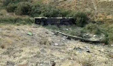 علت سقوط اتوبوس به دره آبعلی اعلام شد