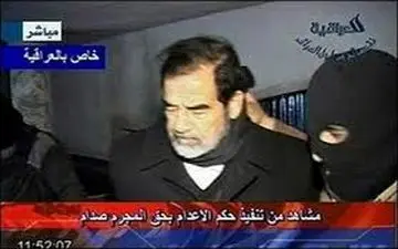 پخش تصاویر زیرخاکی از لحظاتی بعد از اعدام صدام برای اولین بار