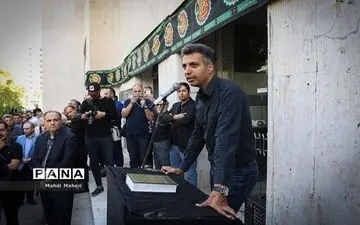 صحبت های عادل فردوسی‌پور در مراسم تشییع پیکر مهدی شادمانی