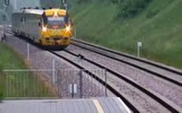 سگی که حرکت یک قطار را مختل کرد 