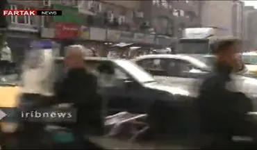 وضعیت رانندگی در تهران + فیلم