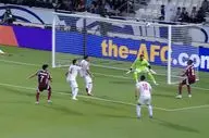 گل اول قطر به ایران + ویدئو