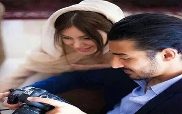 کیک زیبا، به مناسبت بارداری همسر رضا قوچان نژاد (عکس)