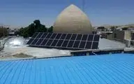نصب استراکچر و پنل های انرژی خورشیدی در سایت امامزاده احمد(ع) سنقر/بهره گیری از تولیدات ملی در نصب استراکچر و پنل های خورشیدی