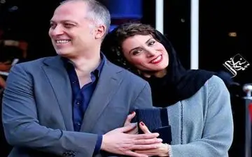 ویشکاآسایش و همسرش/عکس