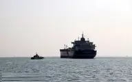 آتش سوزی یک نفتکش در حدفاصل سواحل ایران و امارات در خلیج فارس
