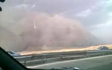 اخطارهواشناسی استان کرمانشاه در پی وقوع طوفان در مناطق غربی