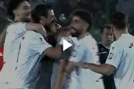 گل اول ذوب آهن به استقلال + ویدئو