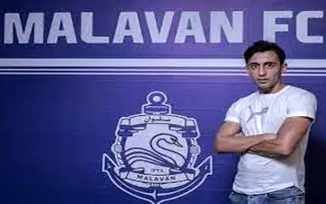 
صحنه گل دوم ملوان برابر آرمان گهر سیرجان توسط محمد رستمی