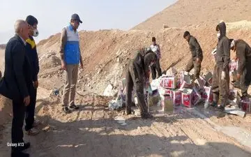 کشف و امحای بیش از یک تن پنیر فاسد در کرمانشاه