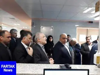 افتتاح اولین بیمارستان سوختگی غرب کشور با حضور وزیر بهداشت، درمان و آموزش پزشکی به روایت تصویر