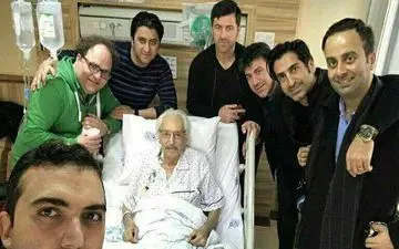 عیادت ستاره ها از جمشید مشایخی