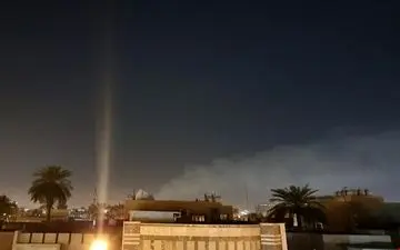 حملات راکتی به منطقه الخضراء بغداد